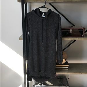 Heather black tunic